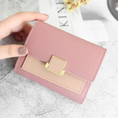 Women's Short PU Leather Coin Purse Card Holder